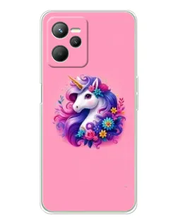 Чехол для Realme C36 с картинкой «Сказочный единорог»