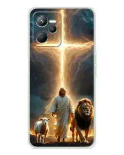 Чехол для Realme C36 с картинкой «Лев Иуды и Свет»