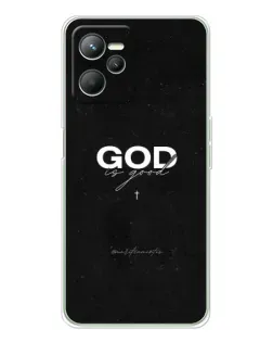 Чехол для Realme C36 с картинкой «GOD — Бог над всем»