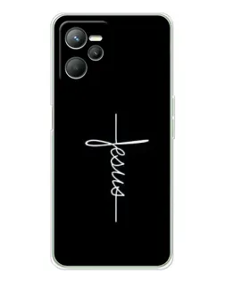 Чехол для Realme C36 с картинкой «Тонкая линия веры»