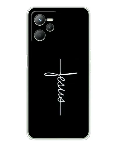 Чехол для Realme C36 с картинкой «Тонкая линия веры»