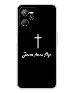 Чехол для Realme C36 с картинкой «Иисус любит тебя»