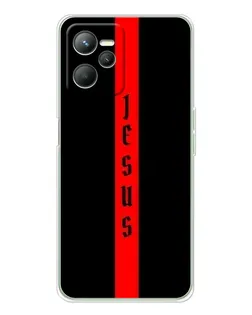 Чехол для Realme C36 с картинкой «Красная линия веры»