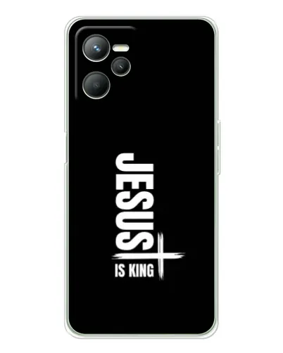Чехол для Realme C36 с картинкой «Вертикаль веры Jesus»