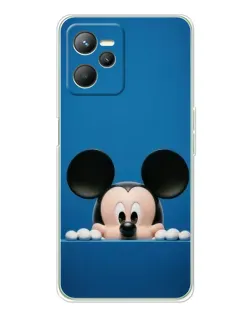 Чехол для Realme C36 с картинкой «Микки выглядывает»