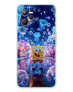 Чехол для Realme C36 с картинкой «Неоновый океан»