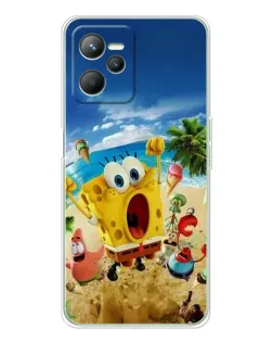 Чехол для Realme C36 с картинкой «Развлечения на пляже»