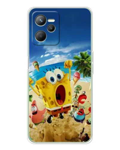 Чехол для Realme C36 с картинкой «Развлечения на пляже»