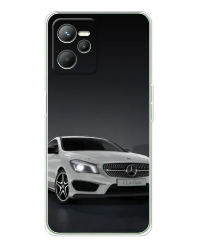 Чехол для Realme C36 с картинкой «Mercedes AMG GT Silver»