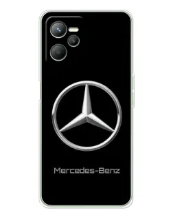 Чехол для Realme C36 с картинкой «Mercedes Silver Logo»
