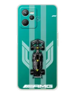 Чехол для Realme C36 с картинкой «Mercedes AMG Petronas»