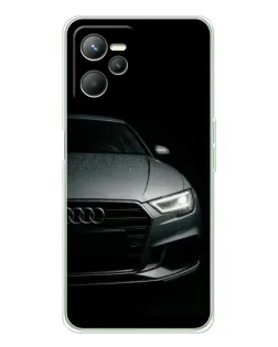 Чехол для Realme C36 с картинкой «Audi — детализация кузова»