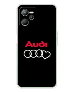 Чехол для Realme C36 с картинкой «Логотип Audi Heart»