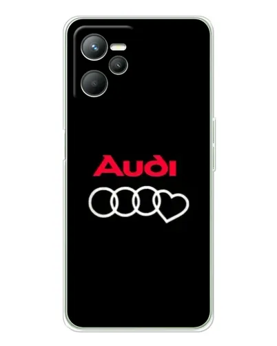 Чехол для Realme C36 с картинкой «Логотип Audi Heart»