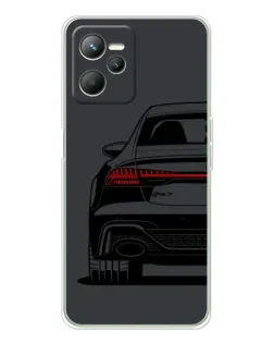 Чехол для Realme C36 с картинкой «Задняя часть Audi — арт»