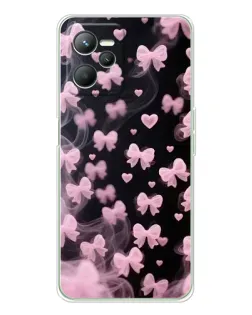 Чехол для Realme C36 с картинкой «Неоновое кружево»