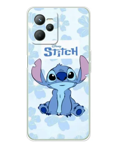 Чехол для Realme C36 с картинкой «Stitch среди цветов» Чехол для Realme C36 с картинкой «Stitch среди цветов»