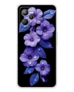 Чехол для Realme C36 с картинкой «Фиолетовые цветы с росою» Чехол для Realme C36 с картинкой «Фиолетовые цветы с росою»