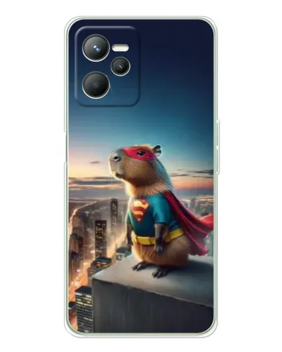 Чохол для Realme C36 з картинкою «Капі-мен супергерой» Чохол для Realme C36 з картинкою «Капі-мен супергерой»