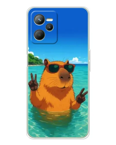 Чохол для Realme C36 з картинкою «Морська капібара» Чохол для Realme C36 з картинкою «Морська капібара»
