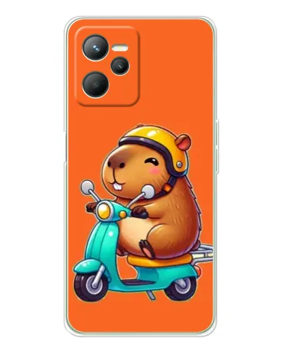 Чохол для Realme C36 з картинкою «Капібара на скутері» Чохол для Realme C36 з картинкою «Капібара на скутері»