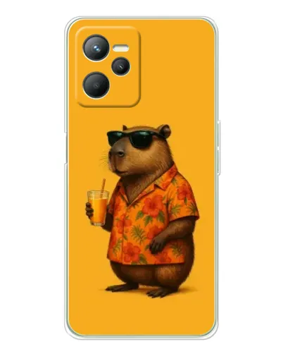 Чохол для Realme C36 з картинкою «Капібара на відпочинку» Чохол для Realme C36 з картинкою «Капібара на відпочинку»