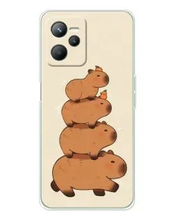 Чохол для Realme C36 з картинкою «Вежа з капібар»
