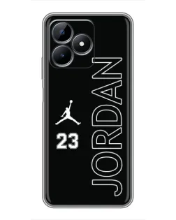Чехол для Realme C51 с картинкой «Jordan Vertical»