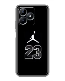 Чехол для Realme C51 с картинкой «Jordan Flight 23»
