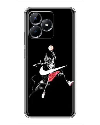 Чехол для Realme C51 с картинкой «Jordan Jumpman»