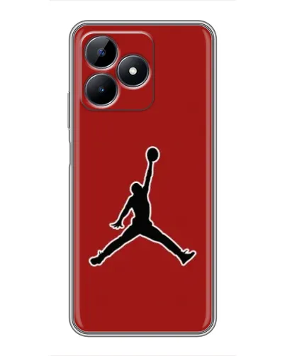 Чехол для Realme C51 с картинкой «Jordan Red Back»