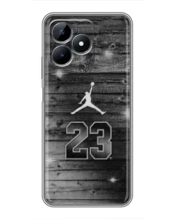Чехол для Realme C51 с картинкой «Jordan Carbon 23»