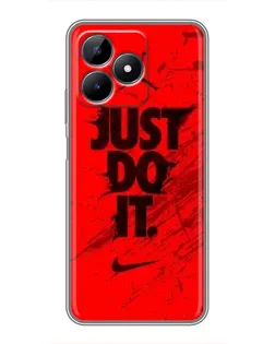Чехол для Realme C51 с картинкой «Nike Just Do It»