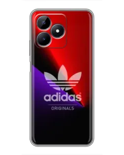Чехол для Realme C51 с картинкой «Adidas Red Neon» Чехол для Realme C51 с картинкой «Adidas Red Neon»