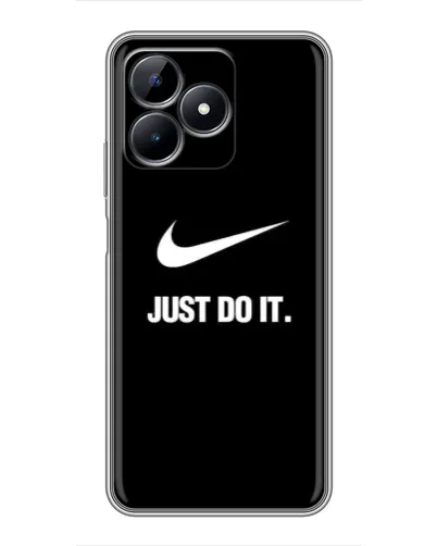 Чехол для Realme C51 с картинкой «Классический принт Nike»