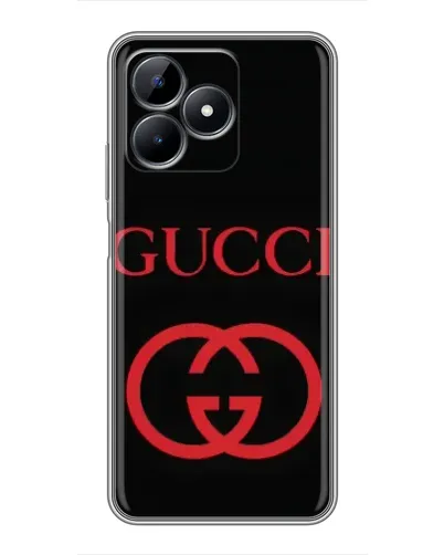 Чехол для Realme C51 с картинкой «Gucci — красный логотип» Чехол для Realme C51 с картинкой «Gucci — красный логотип»