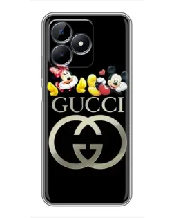 Чохол для Realme C51 з картинкою «Gucci — герої Disney»