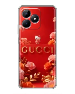 Чохол для Realme C51 з картинкою «Gucci — золотий сад»
