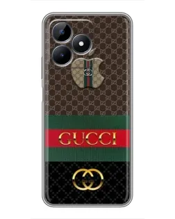 Чохол для Realme C51 з картинкою «Gucci — брендований десерт»