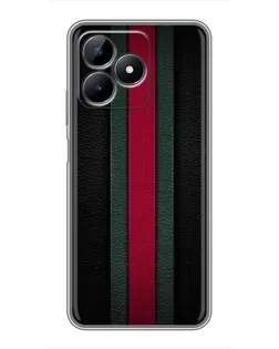 Чохол для Realme C51 з картинкою «Gucci — неонова лінія»