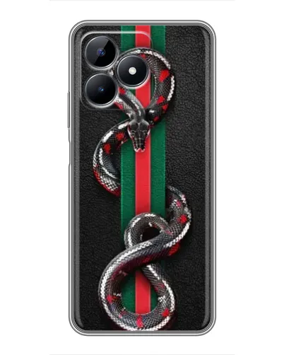 Чохол для Realme C51 з картинкою «Gucci — змія на смузі» Чохол для Realme C51 з картинкою «Gucci — змія на смузі»