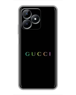 Чохол для Realme C51 з картинкою «Gucci — неоновий мінімалізм»