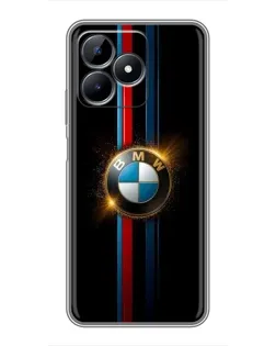 Чехол для Realme C51 с картинкой «BMW M-Power неон»