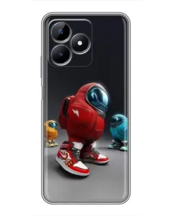 Чехол для Realme C51 с картинкой «Among Us — 3D стиль» Чехол для Realme C51 с картинкой «Among Us — 3D стиль»