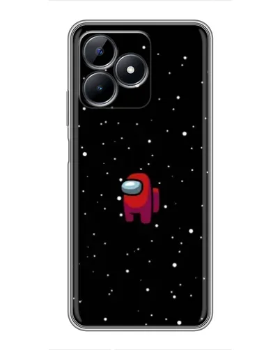 Чехол для Realme C51 с картинкой «Красный Among Us» Чехол для Realme C51 с картинкой «Красный Among Us»