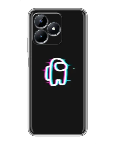 Чехол для Realme C51 с картинкой «Among Us неон» Чехол для Realme C51 с картинкой «Among Us неон»