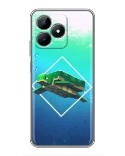 Чохол для Realme C51 з картинкою «Черепаха Minecraft» Чохол для Realme C51 з картинкою «Черепаха Minecraft»