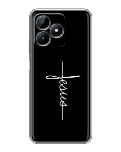 Чехол для Realme C51 с картинкой «Тонкая линия веры» Чехол для Realme C51 с картинкой «Тонкая линия веры»