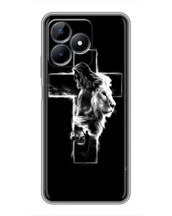 Чохол для Realme C51 з картинкою «Сяючий хрест Jesus» Чохол для Realme C51 з картинкою «Сяючий хрест Jesus»