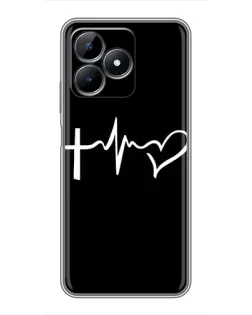 Чохол для Realme C51 з картинкою «Пульс віри» Чохол для Realme C51 з картинкою «Пульс віри»